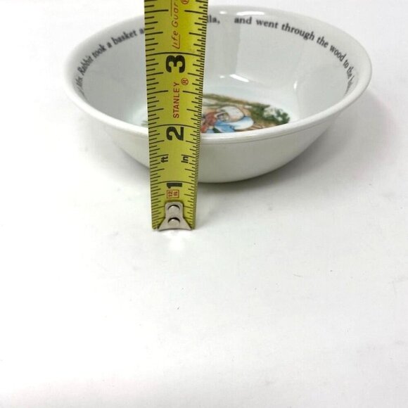 Peter Rabbit by Wedgwood Child Bread Butter Plate and Coupe Cereal Bowl Set - Picture 7 of 9